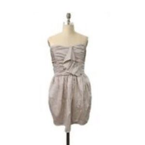 Keepsake the Label mini beige dress ruched